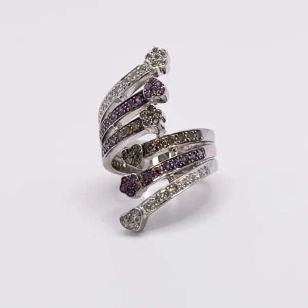 Anillo de Mujer tricolor