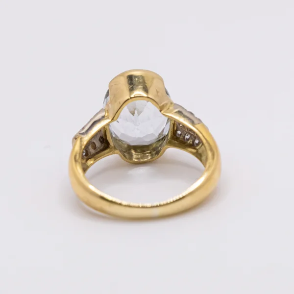 Anillo de Mujer Almendra y Zirconia
