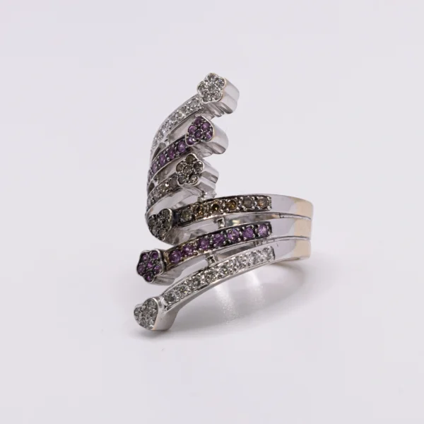 Anillo de Mujer tricolor