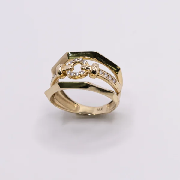Anillo para Mujer con Aro de Zirconia - Imagen 2