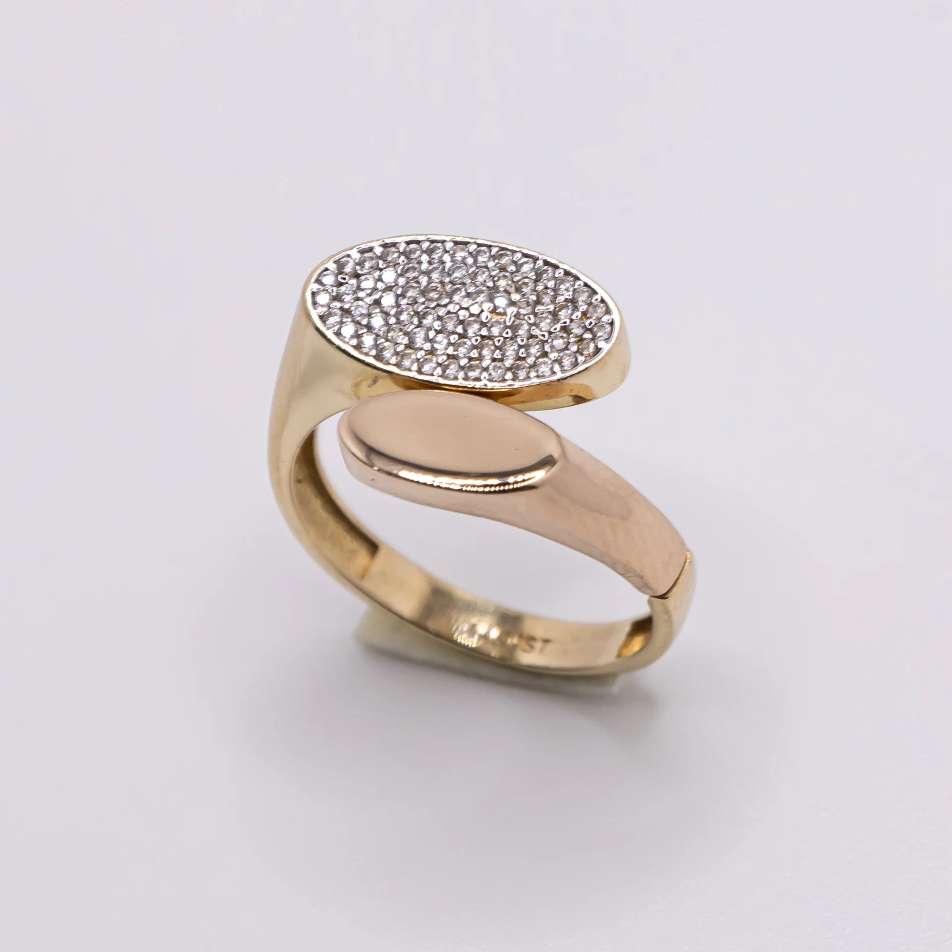Anillo para Mujer Entrecruzado 14k