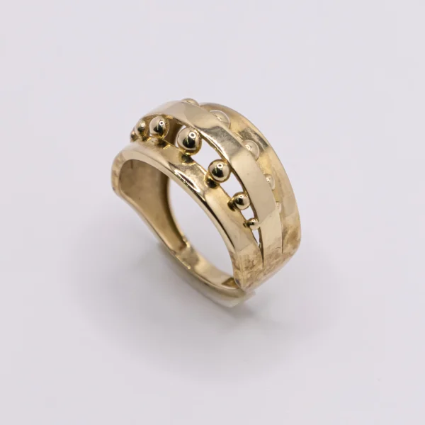 Anillo de Mujer con Corona sin Piedras 10k