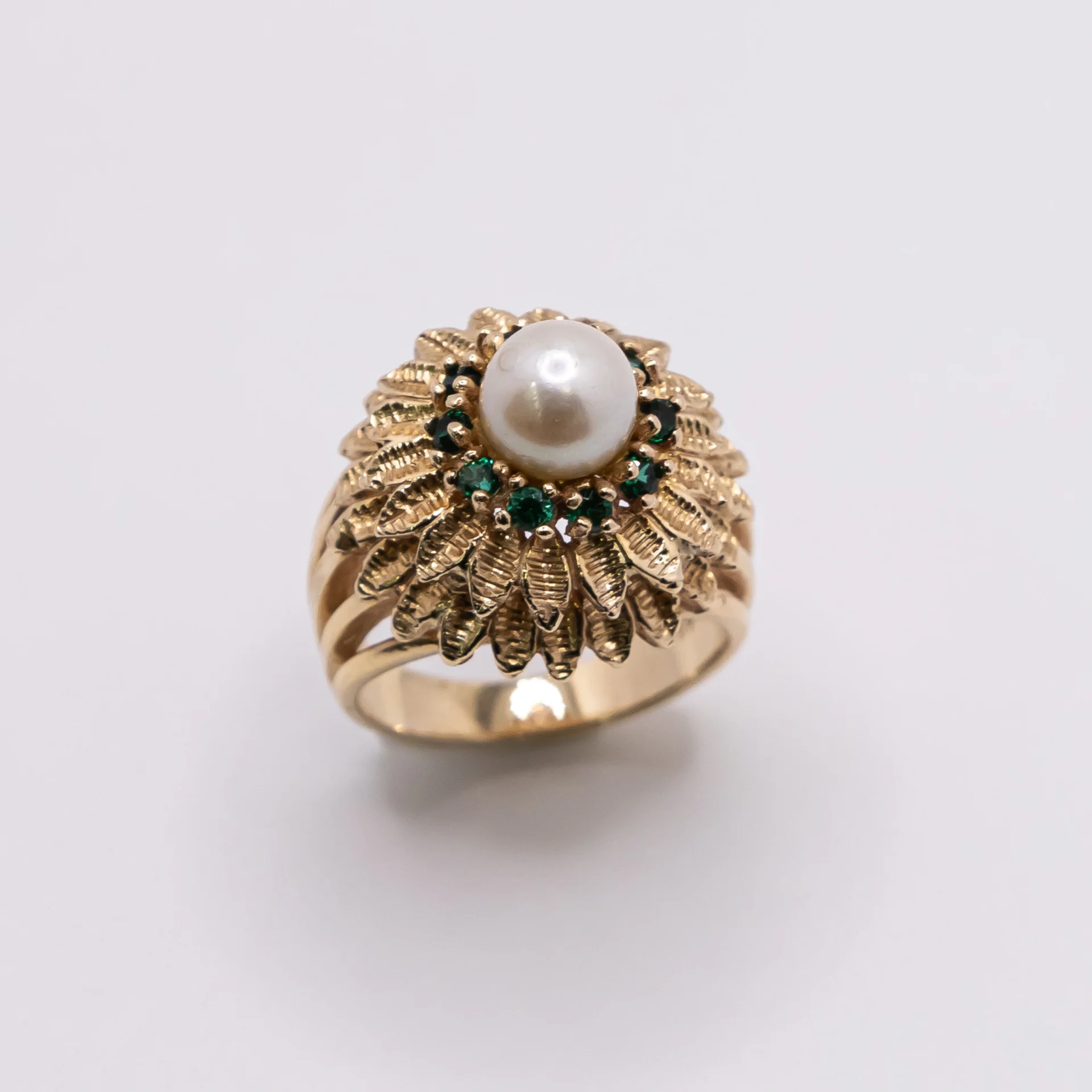 Anillo para Mujer con Perla 14k
