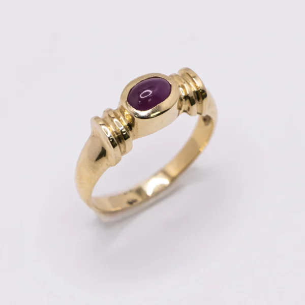 Anillo de Mujer en Color Rubí 14k