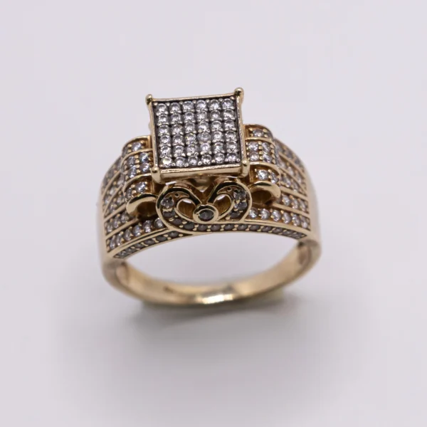Anillo para Mujer con Estilo Princesa en Oro 10k - Imagen 3