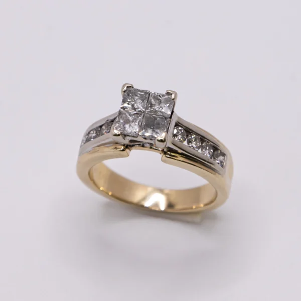 Anillo para mujer, Princesa y Brillantes - Imagen 2