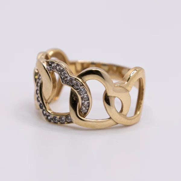 Anillo para Mujer con Corazones Entrelazados - Imagen 3