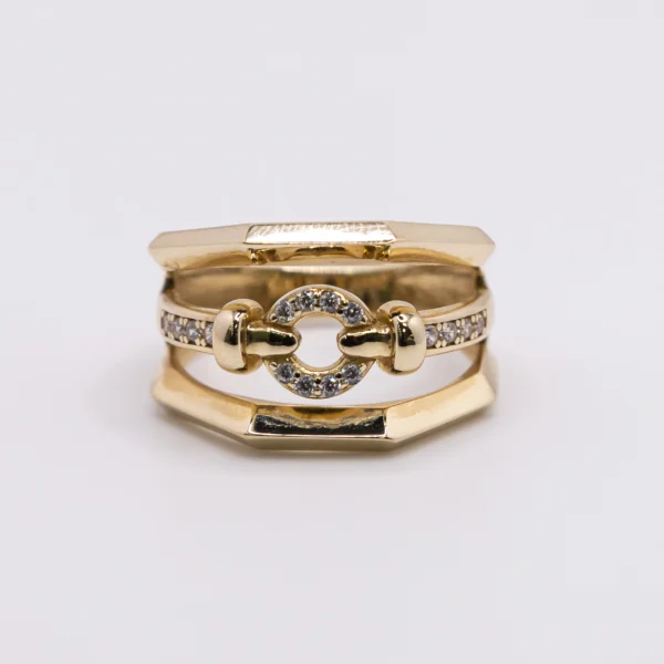 Anillo para Mujer con Aro de Zirconia - Imagen 3