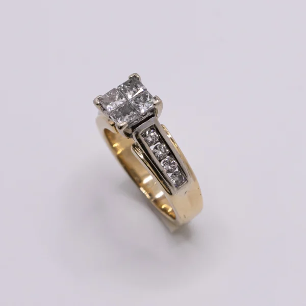 Anillo para mujer, Princesa y Brillantes - Imagen 3
