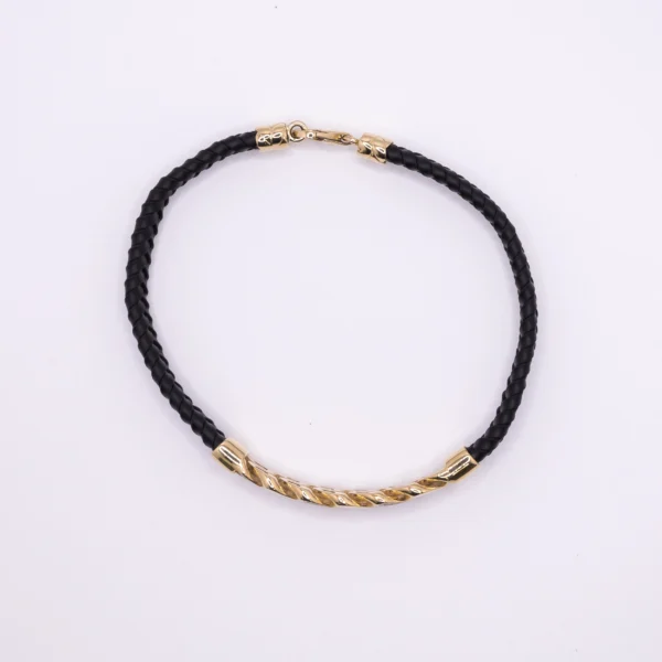Pulso para Hombre, Oro con Caucho - Imagen 2