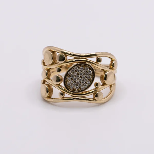 Anillo para Mujer, Zirconias al Centro - Imagen 4