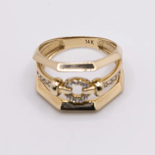 Anillo para Mujer con Aro de Zirconia - Imagen 5
