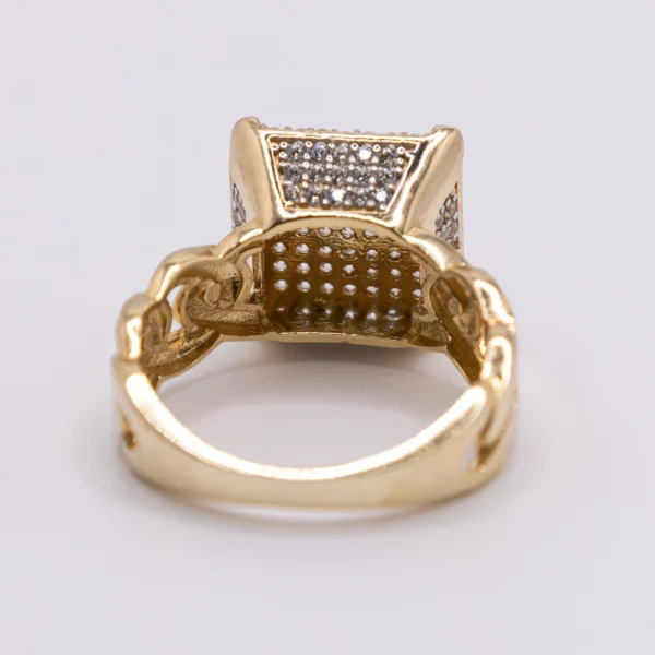 Anillo para Mujer con Estilo Princesa y Cadena - Imagen 3
