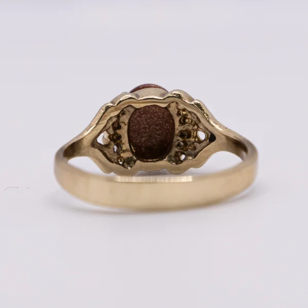 Anillo de Mujer con Venturina Ovalada - Imagen 5