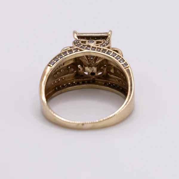 Anillo para Mujer con Estilo Princesa en Oro 10k - Imagen 7