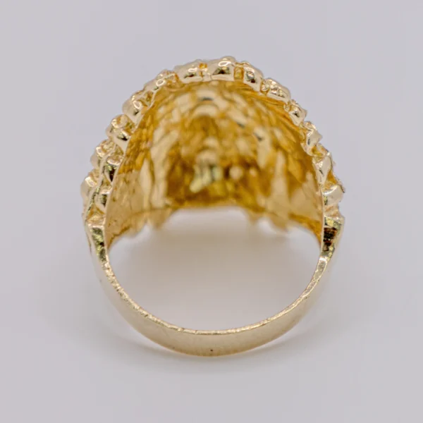 Anillo para Hombre, Indio con Ojos de Zirconia - Imagen 4