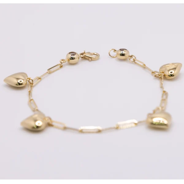 Pulso para Mujer,PaperClip y Corazones - Imagen 2