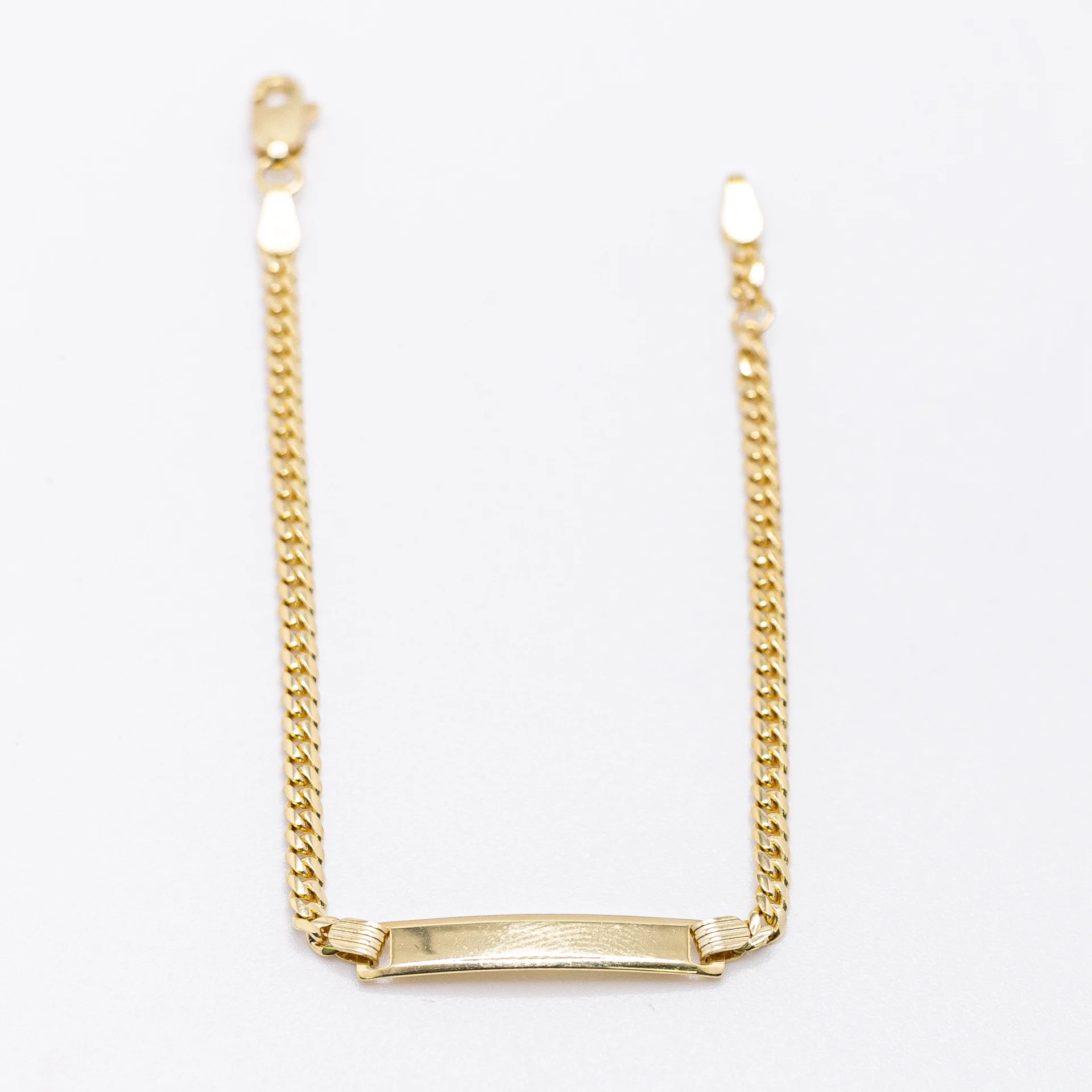 Pulso Para Niño con Placa de Oro 14k