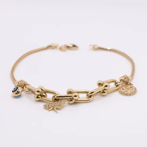Pulso para Mujer, Estilo Tiffany & Con y Colgantes - Imagen 4