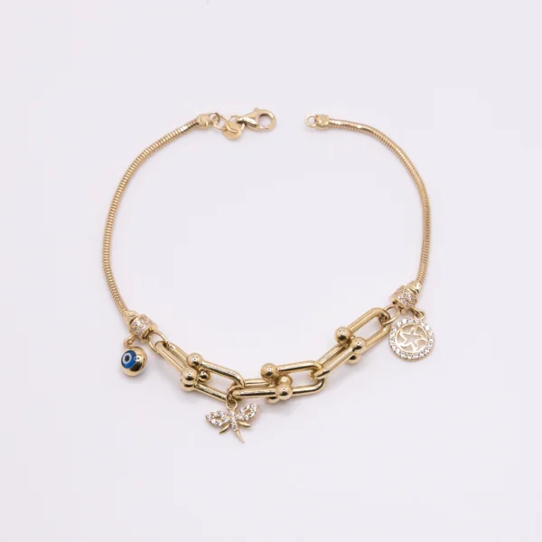 Pulso para Mujer, Estilo Tiffany & Con y Colgantes - Imagen 3