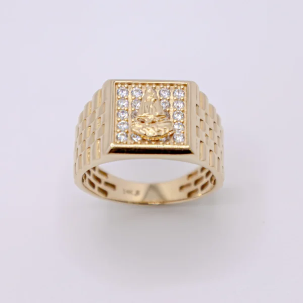 Anillo para Hombre, Virgen y Mar - Imagen 2
