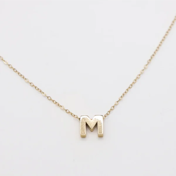Cadena con Inicia Grande 14k
