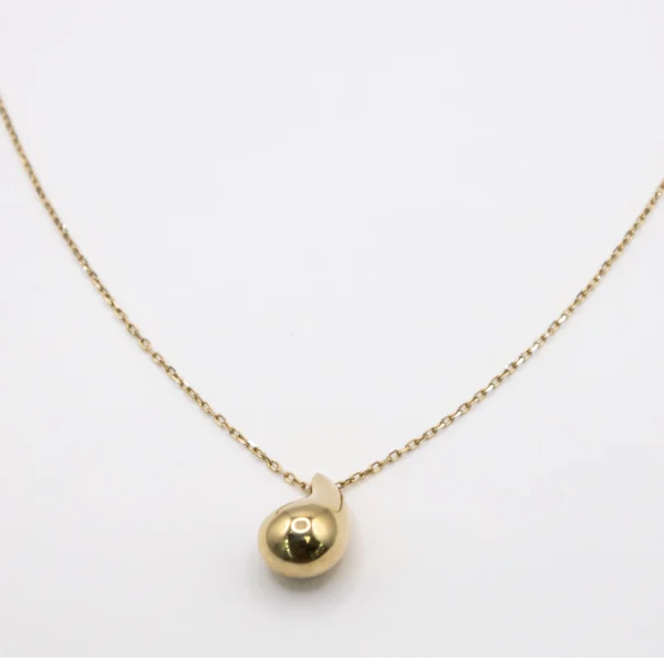 Cadena con Colgante de Gota 10k