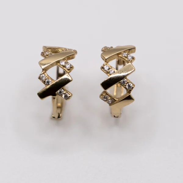 Argollas de Cruces y Zirconia - Imagen 2