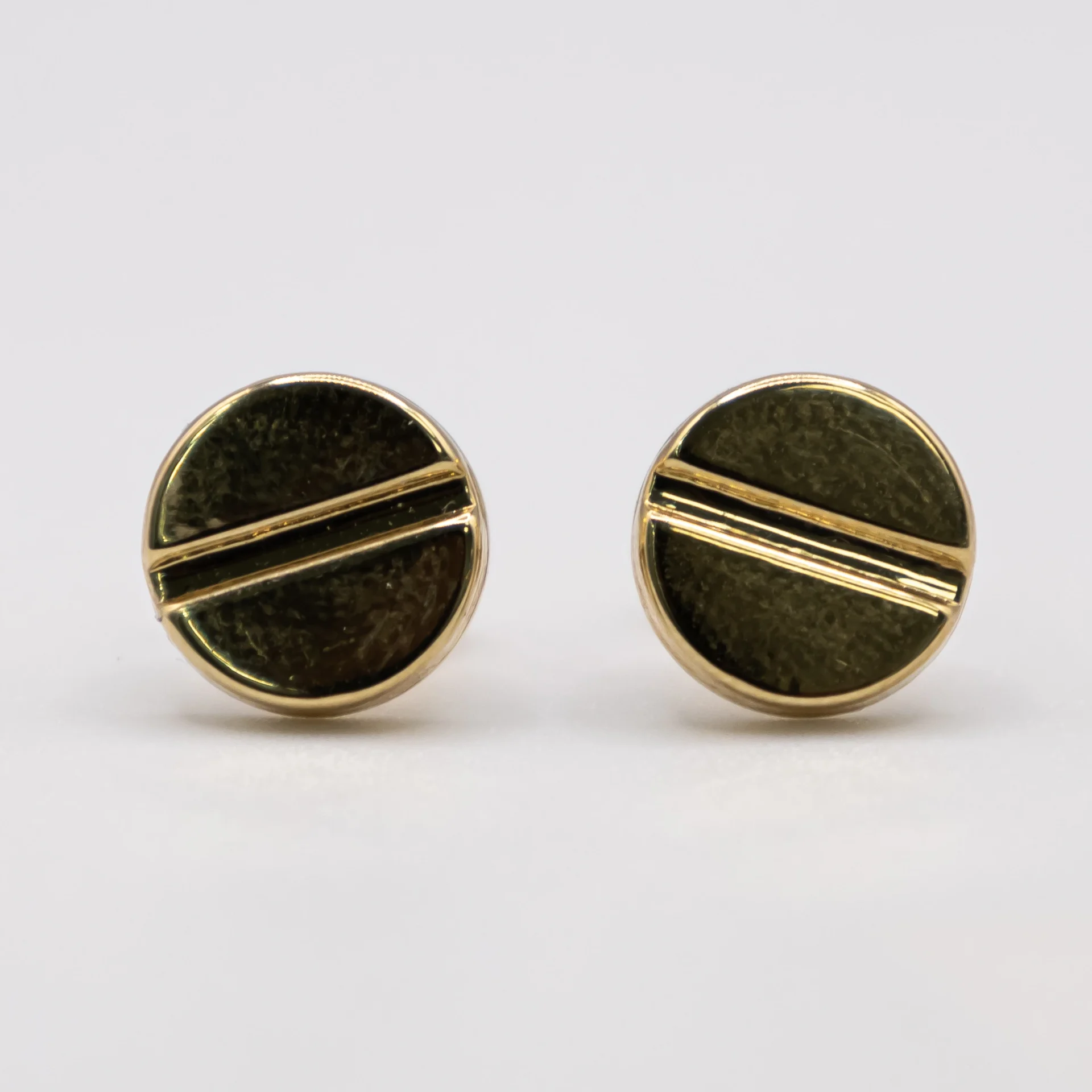 Aretes Estilo Cartier Grandes 10k