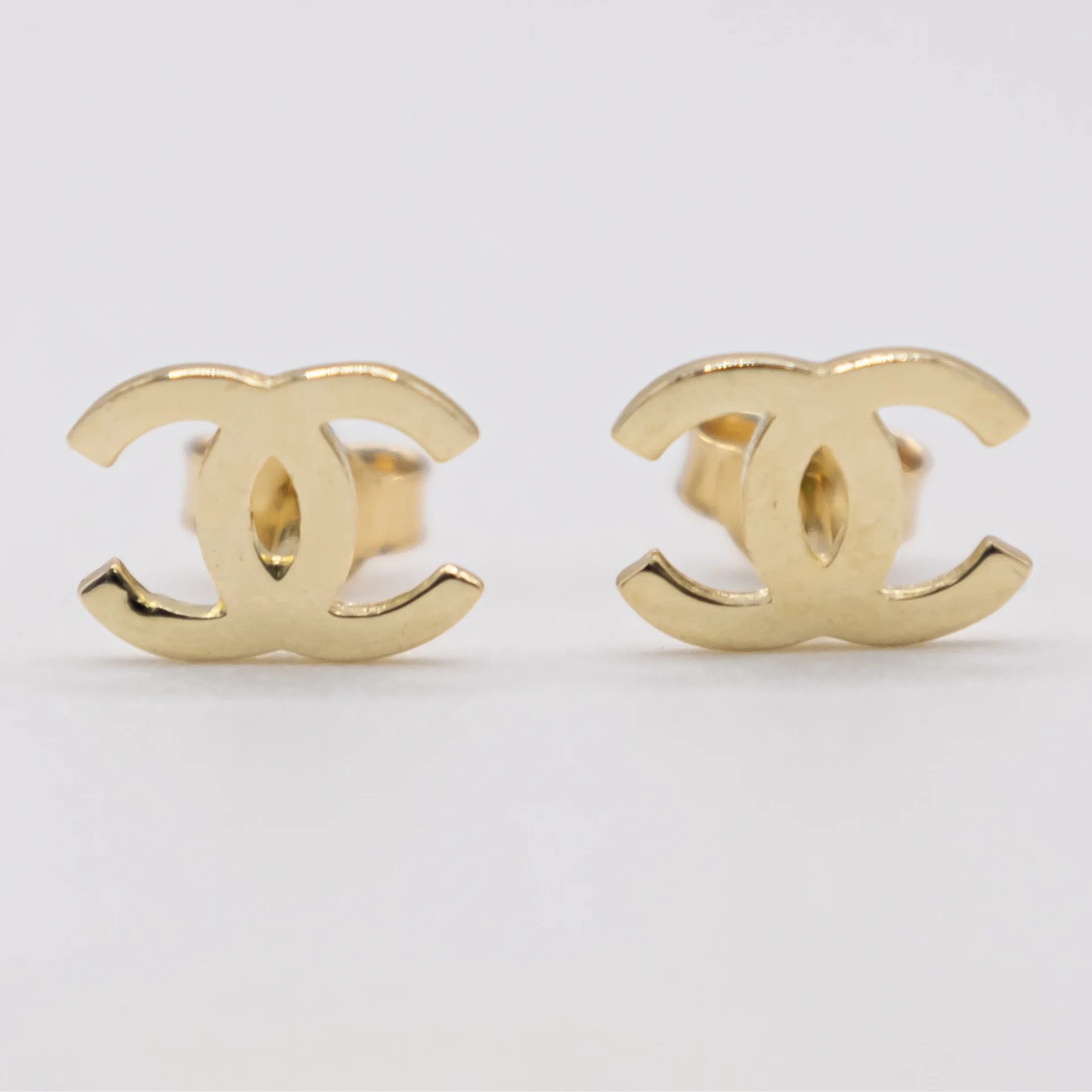 Aretes Estilo Chanel 14k