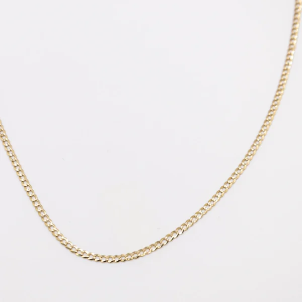 Cadena con Estilo Italiano 4mm 14k