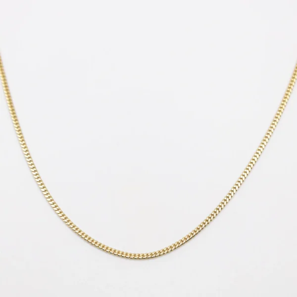 Cadena Cuban Link 2.2mm 18inches 10k