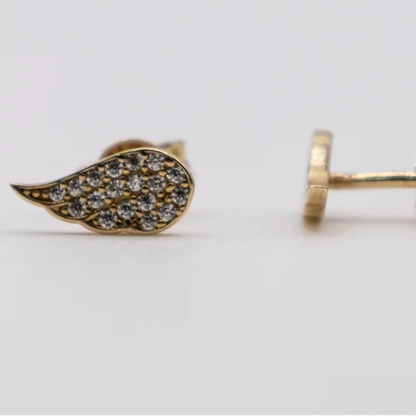 Aretes de Alas y Zirconia - Imagen 2