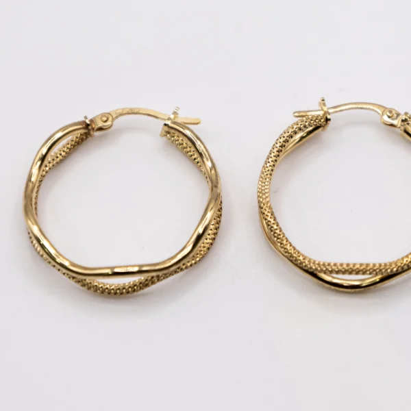 Argollas de Dos Aros en Zigzags Opuestos - Imagen 4