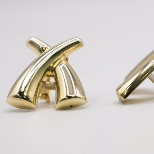 Aretes con Diseño en X - Imagen 2