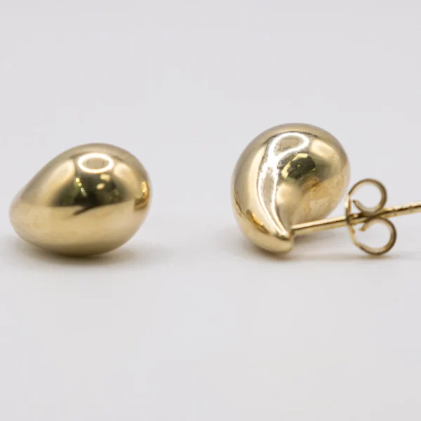Aretes con Diseño de Lágrimas Medianas - Imagen 2