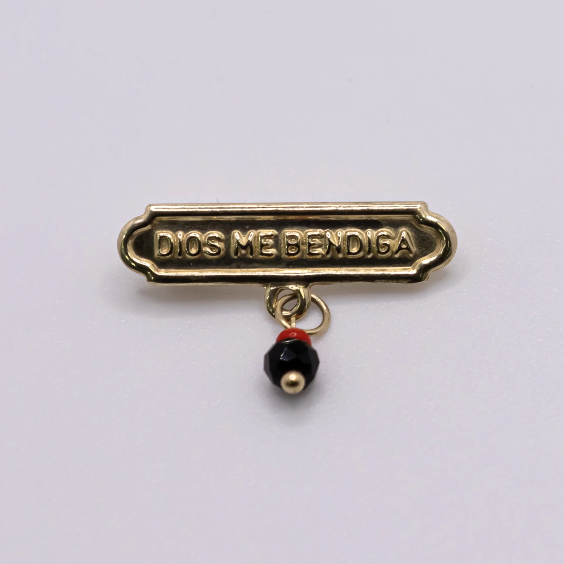 Dije de Azabache y Placa