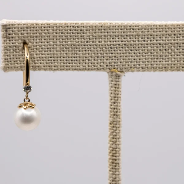 Aretes Colgantes con Imitación de Piedra y Zirconia