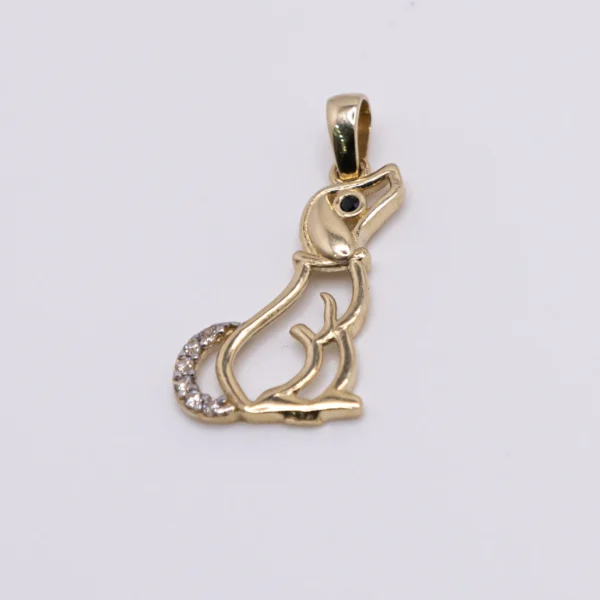 Dije de Perro, cola de zirconia - Imagen 3