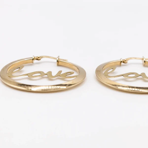Argollas con Letrero "Love" en el Centro - Imagen 3