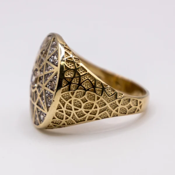 Anillo para Hombre, Roceta y Estrella d David - Imagen 3