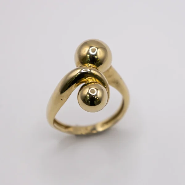 Anillo para Mujer, Con Dos Bolas - Imagen 3