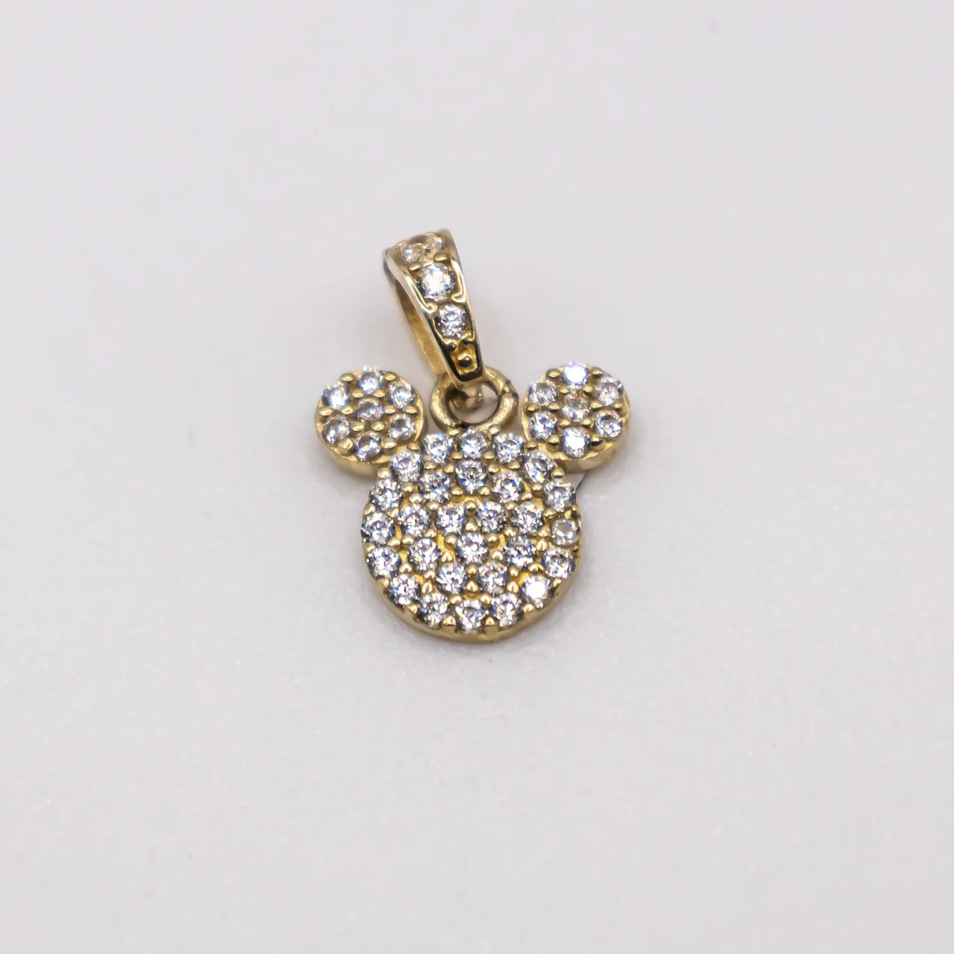 Dije Mickey con Zirconia
