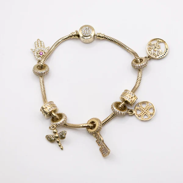 Pulso para Mujer, Estilo Pandora 10k