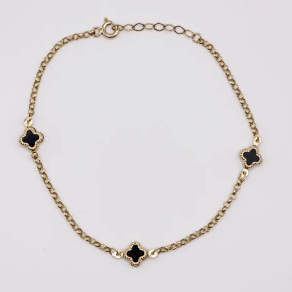 Pulso para Mujer, 3 Estilo Van Cleef 14k - Imagen 2
