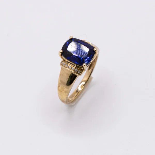 Anillo para Mujer,Color Zafiro 10k - Imagen 2