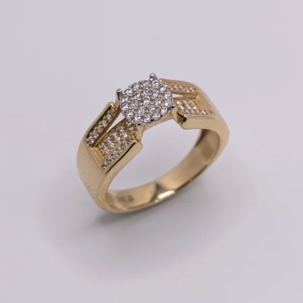 Anillo para Mujer,Zirconia en Circulo - Imagen 2