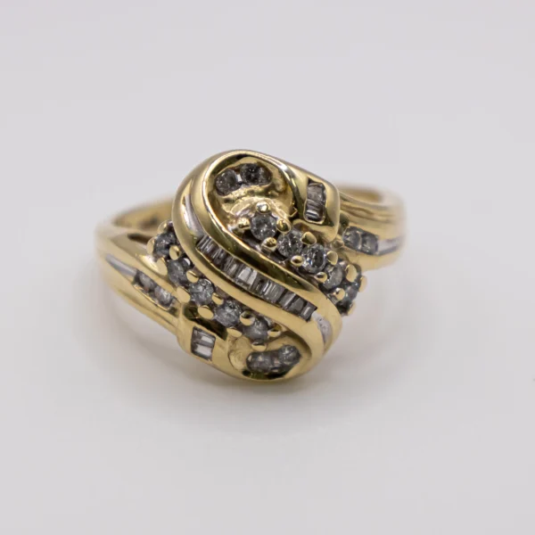 Anillo para Mujer, Baguett y Cúbicos - Imagen 3