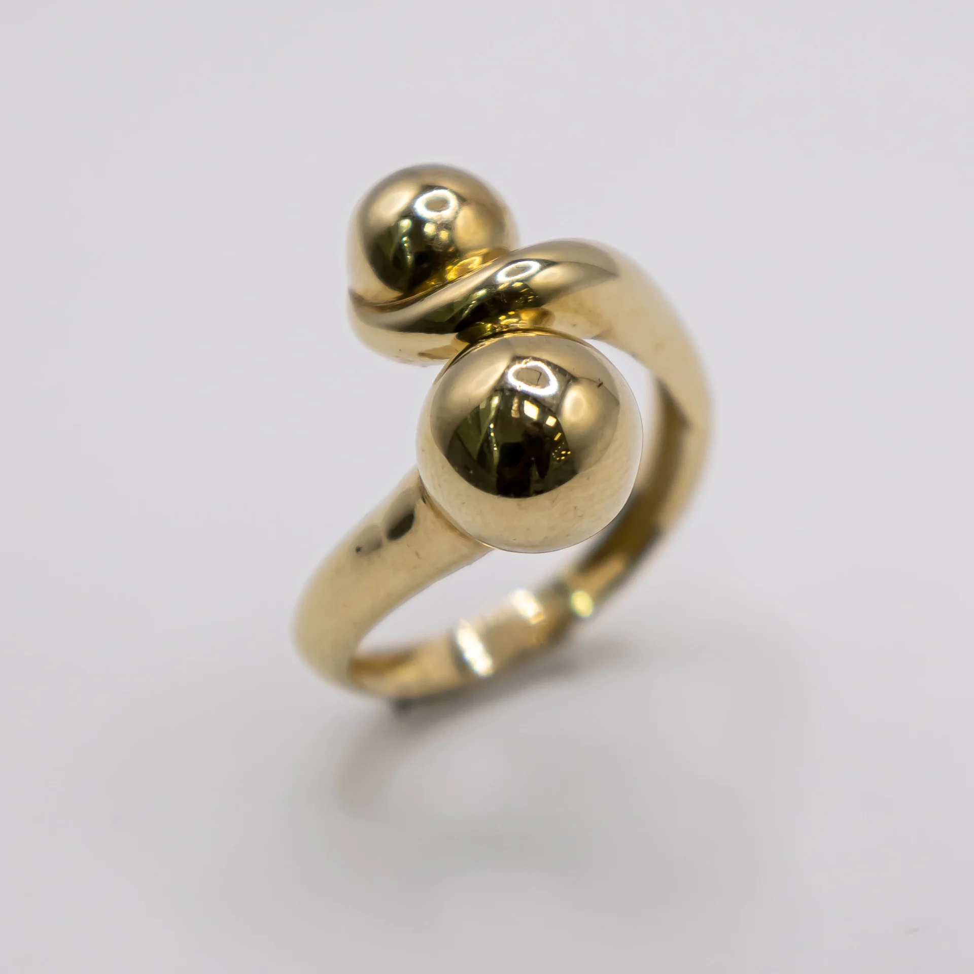 Anillo para Mujer, Con Dos Bolas
