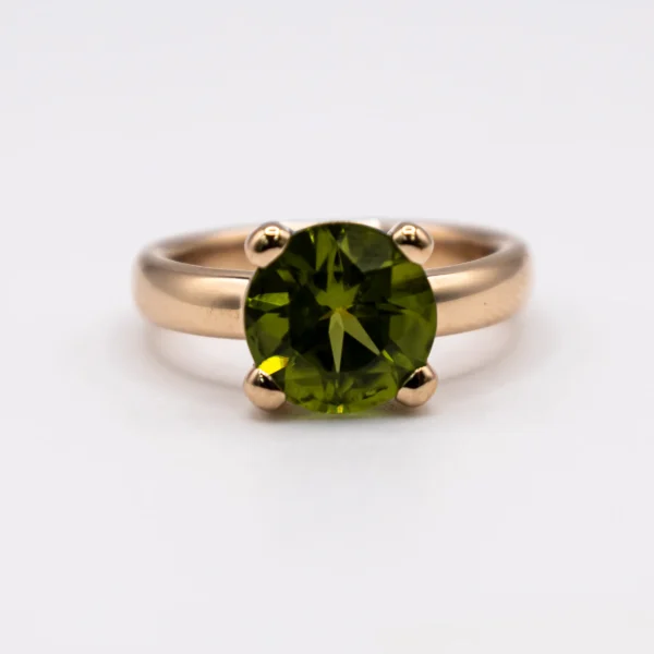 Anillo para Mujer,Corona de Peridoto - Imagen 3